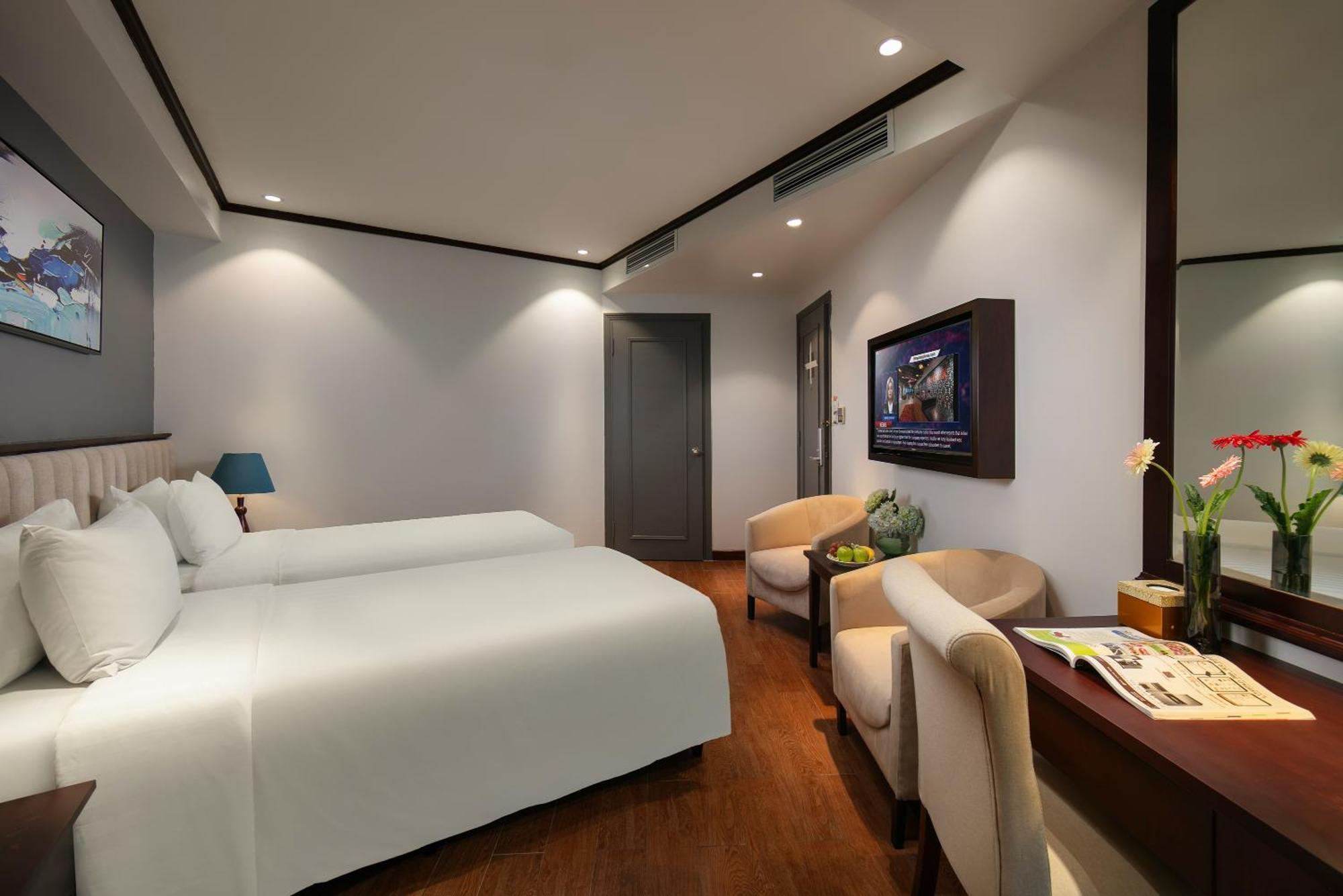 May De Ville Corner Hotel هانوي المظهر الخارجي الصورة